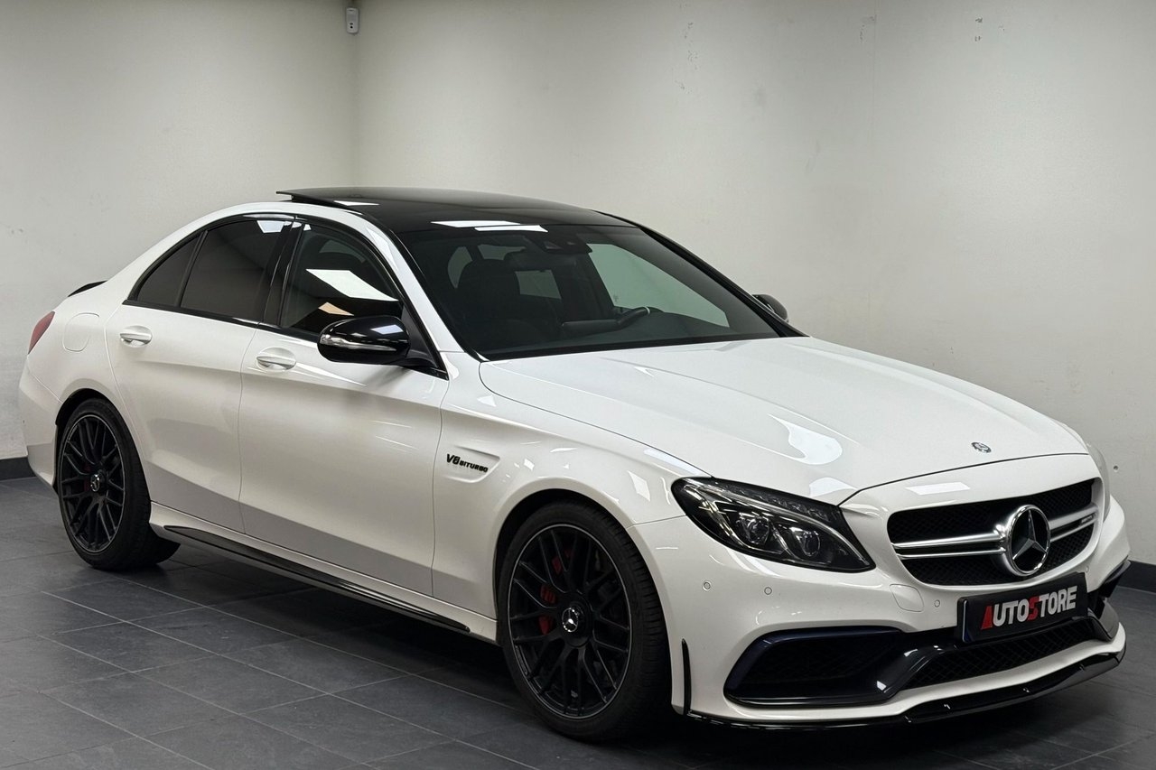 2015 Mercedes-Benz C 63 S AMG MCT *Pano *Burmester *Sv-Såld 510hk Euro 6