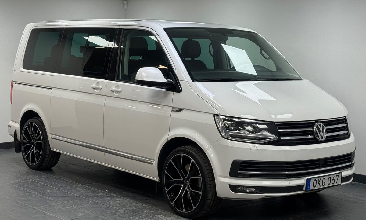 2017 Volkswagen Multivan 2.0 TDI 4M Highline 7-sits MOMS SE SPEC värm Dynaudio